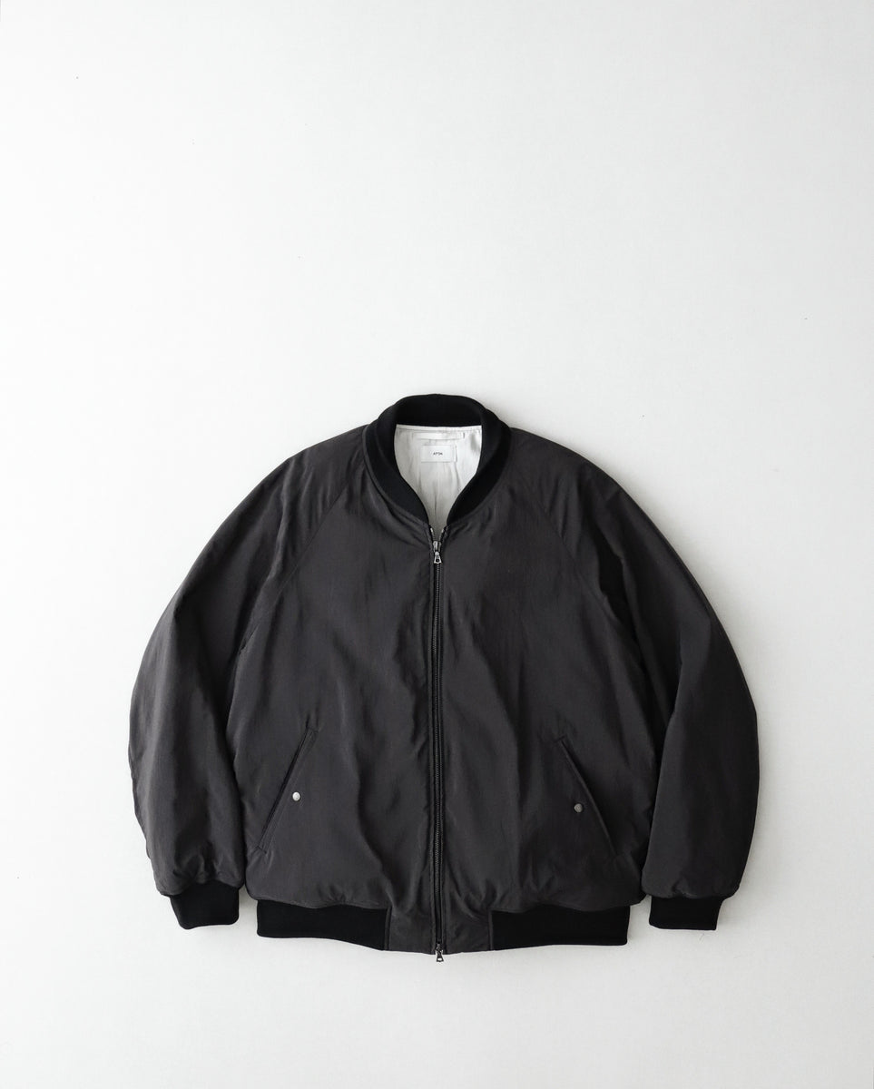 ATON FIBRIL NYLON SATIN FLIGHT JACKET – NCNR ONLINE STORE