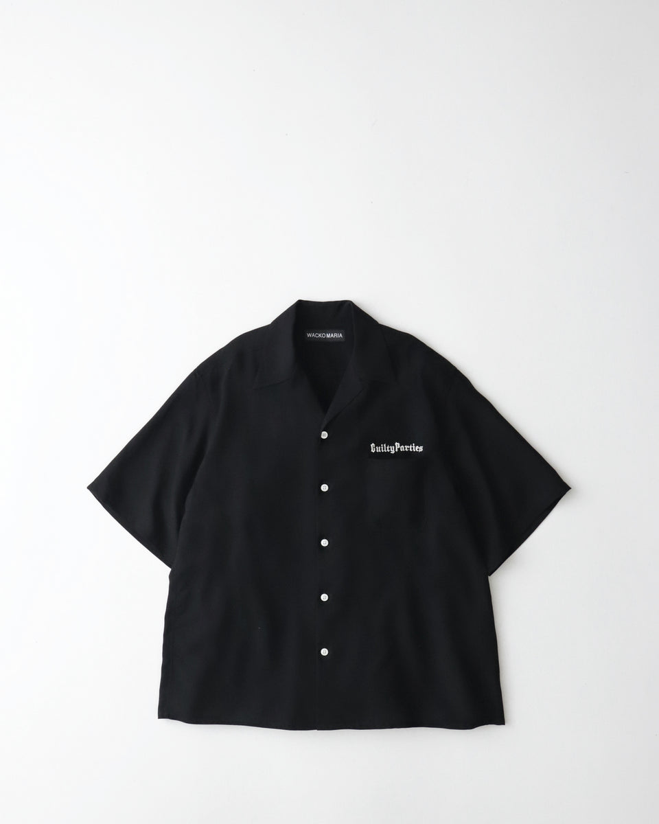 WACKOMARIA 50s SHIRT オープンカラーシャツ シルク麻 刺繍黒 楽天市場】WACKO MARIA ワコマリア 半袖 シャツ、ブラウス Shirt