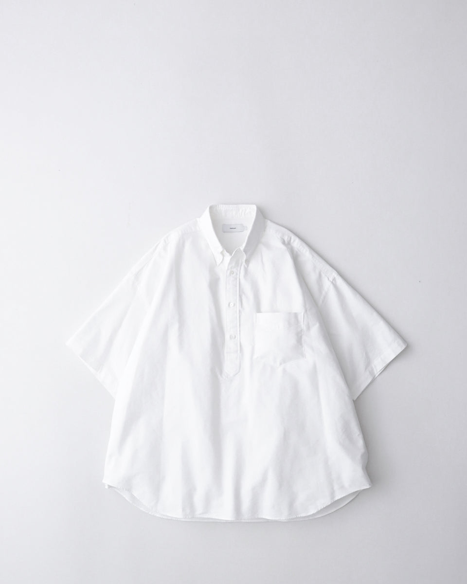 Graphpaper OXFORD OVERSIZED S/S B.D PULLOVER SHIRT – NCNR