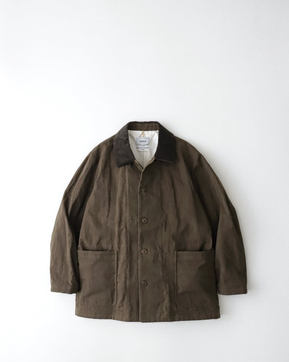 YAECA melton wool work coverall jacket M