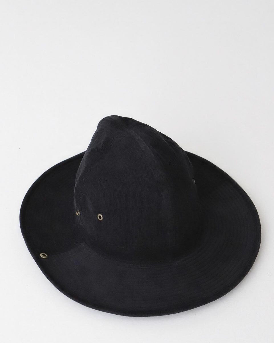 sillage ハット Sillage SAFARI HAT BLACK – NCNR WEB STORE