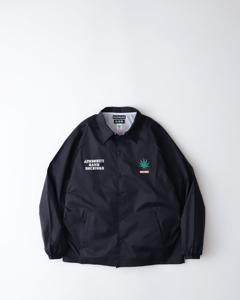 舐達麻CIRCLE LOGO COACH JACKET 刺繍:黒 写真3、4枚目 - メルカリ