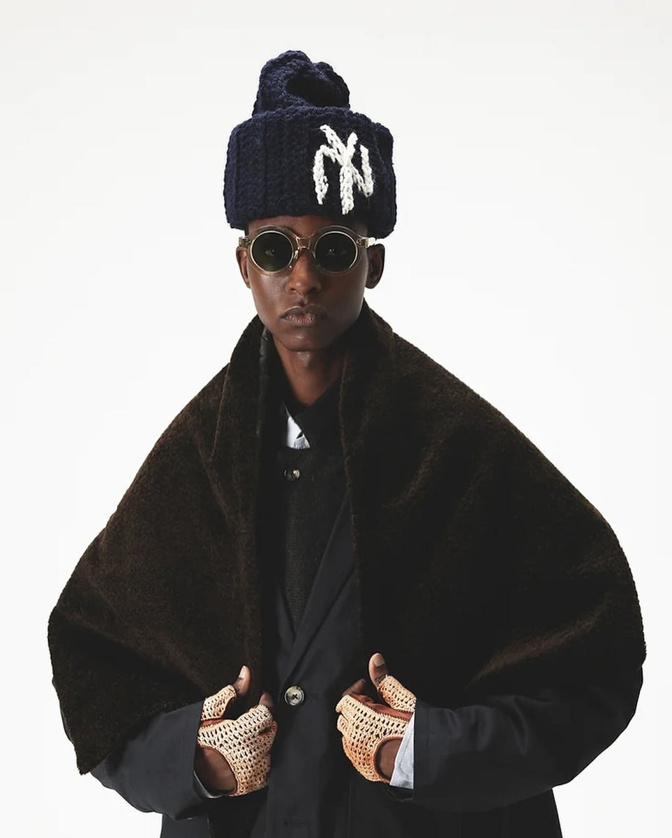 anri NY ニットビーニー navy ハンドメイド 楽天市場】ANRI アンリ ニットビーニー ニット帽 ウール