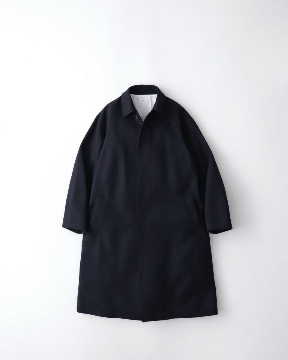 ジャケット・アウター ATON 21AW Double Saxony BALMACAAN COAT ATON コート ジャケット 「ATON」 SUPER 160S DOUBLE SAXONY