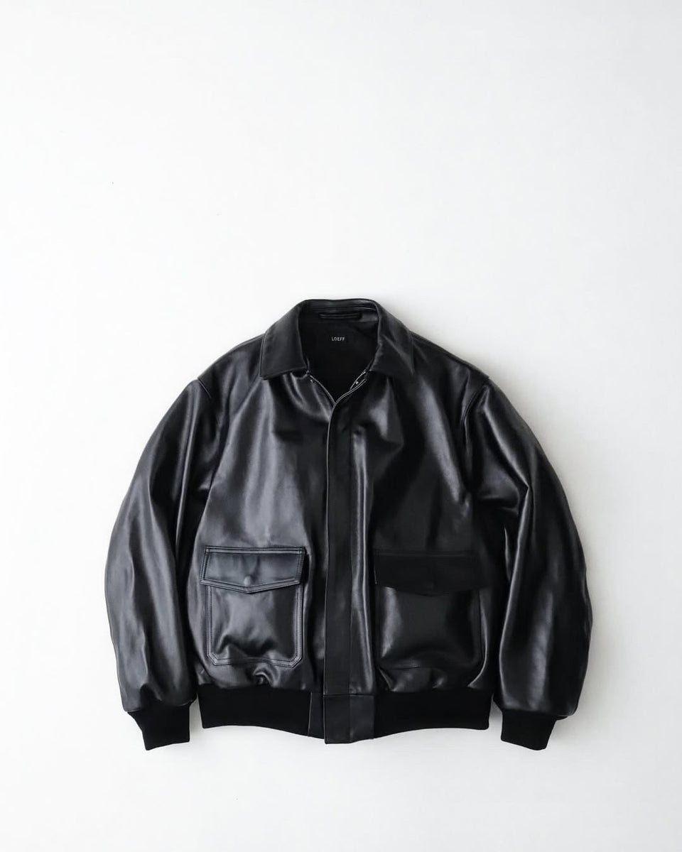LOEFF LAMB LEATHER FLIGHT JACKET – NCNR ONLINE STORE