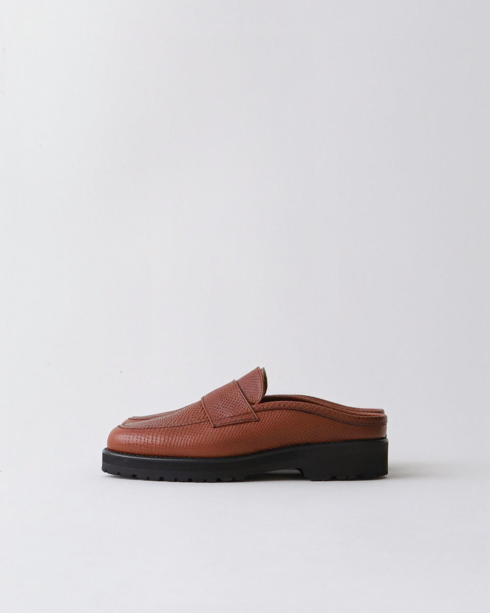 Sillage COIN LOAFER MULE SNAKE BROWN – NCNR WEB STORE