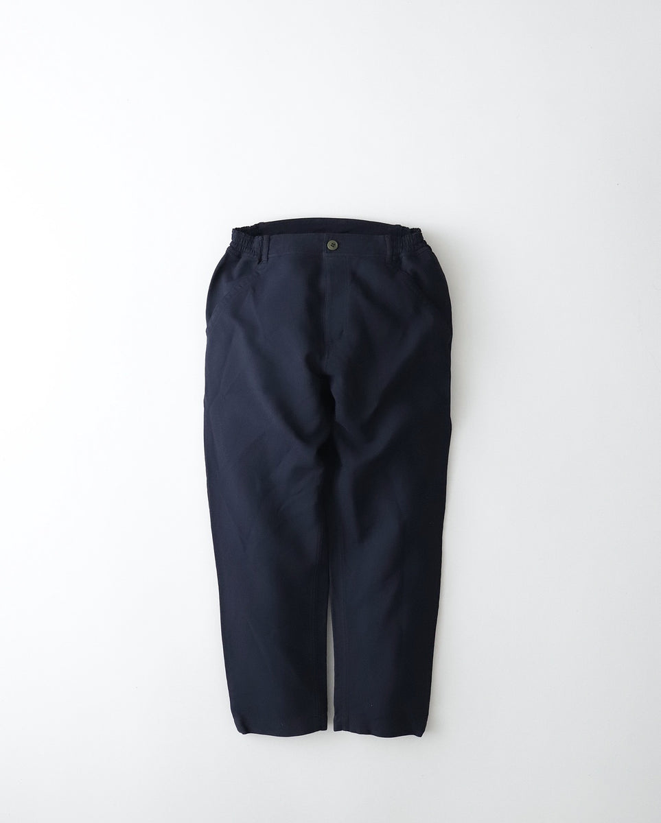 comme des garçons homme deuxネイビー エステルパンツ COMME des GARCONS HOMME DEUX POLYESTER SERGE STRAIGHT PANTS – NCNR