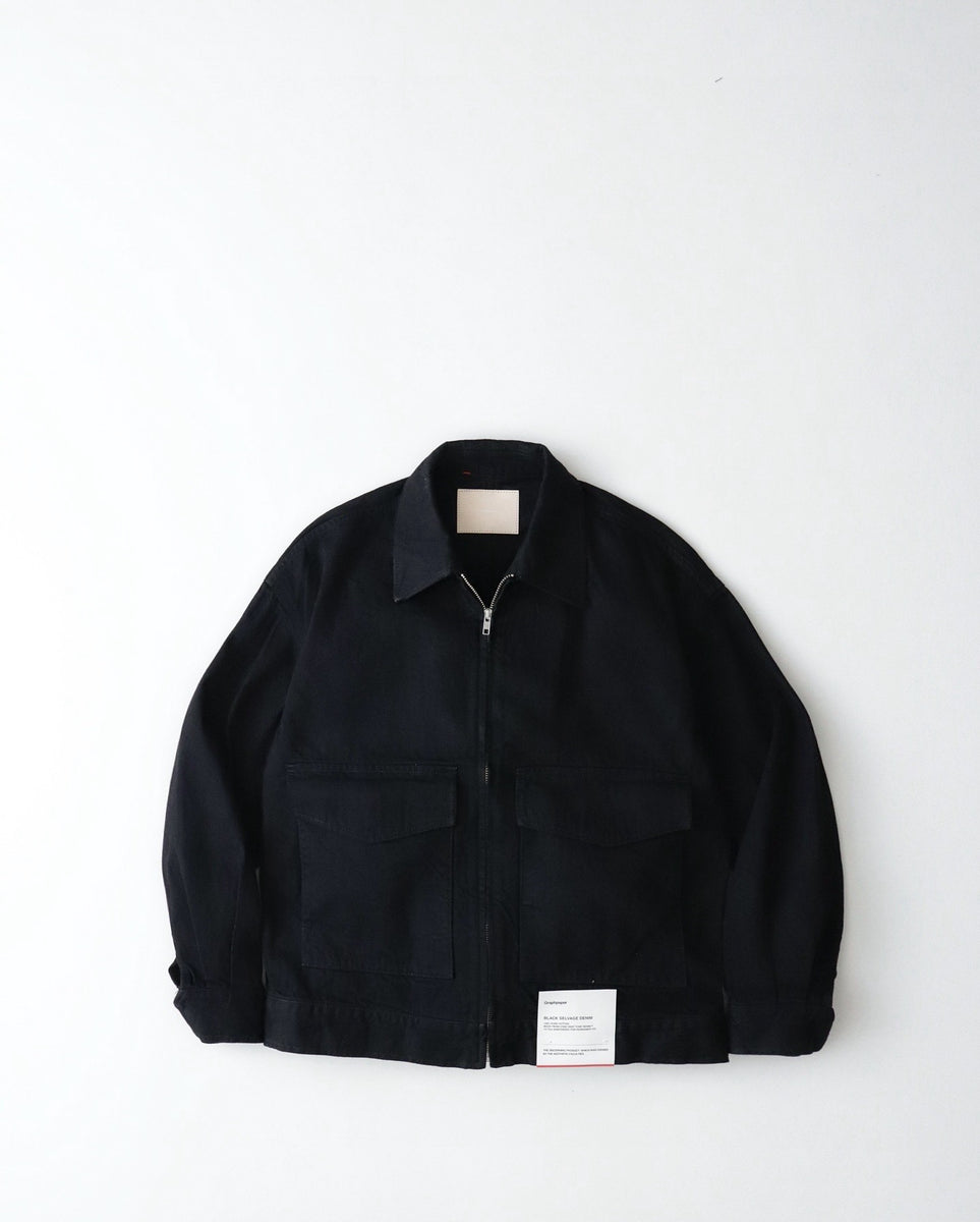 Graphpaper SELVAGE DENIM ZIP JACKET – NCNR WEB STORE