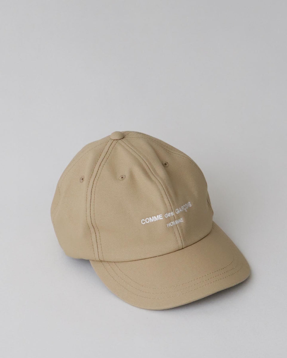 COMME des GARÇONS HOMME コットンサージ ロゴ キャップ CDEB1130-C666-457C-AC1D-