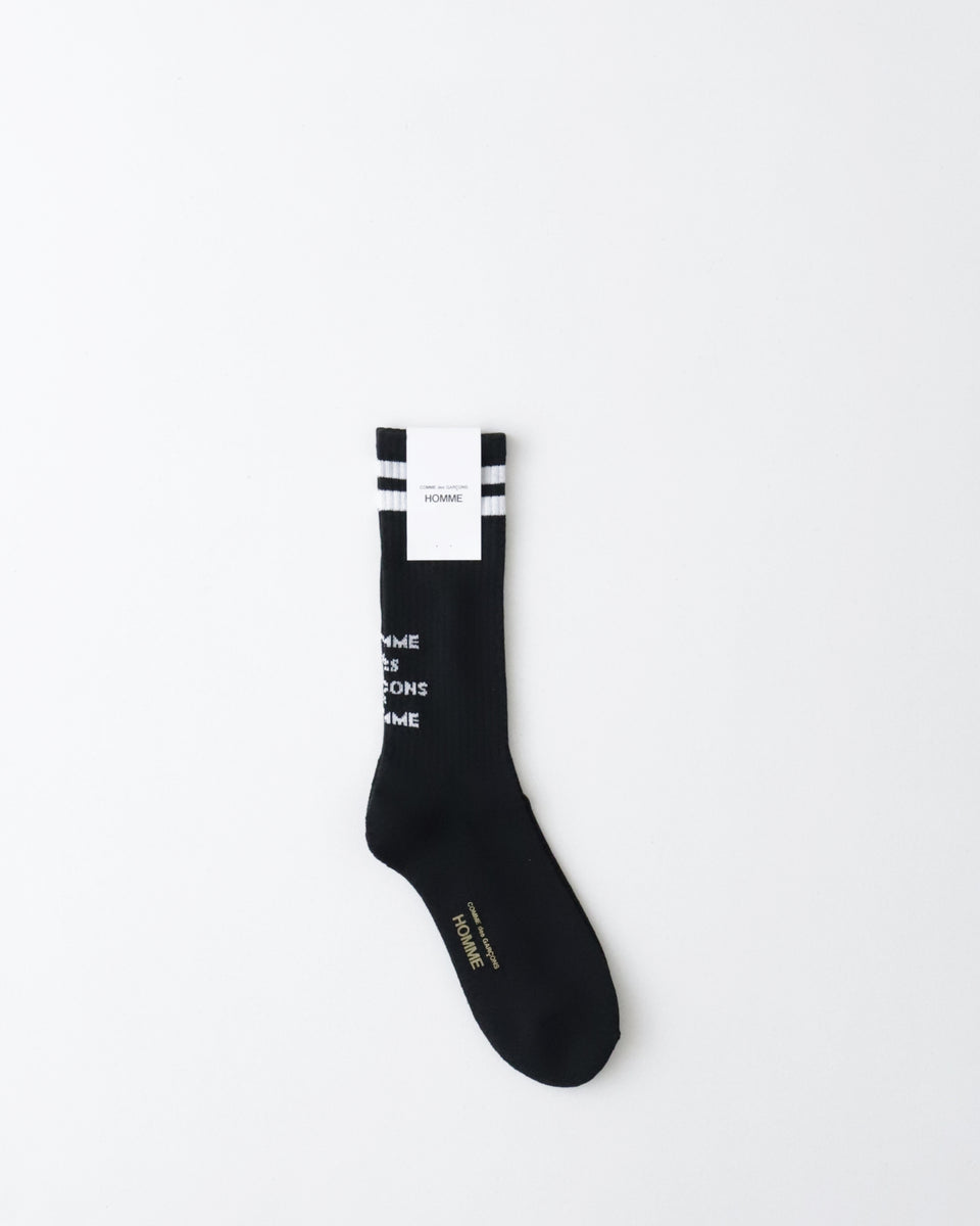 COMME des GARCONS HOMME LINE LOGO SOCKS – NCNR WEB STORE