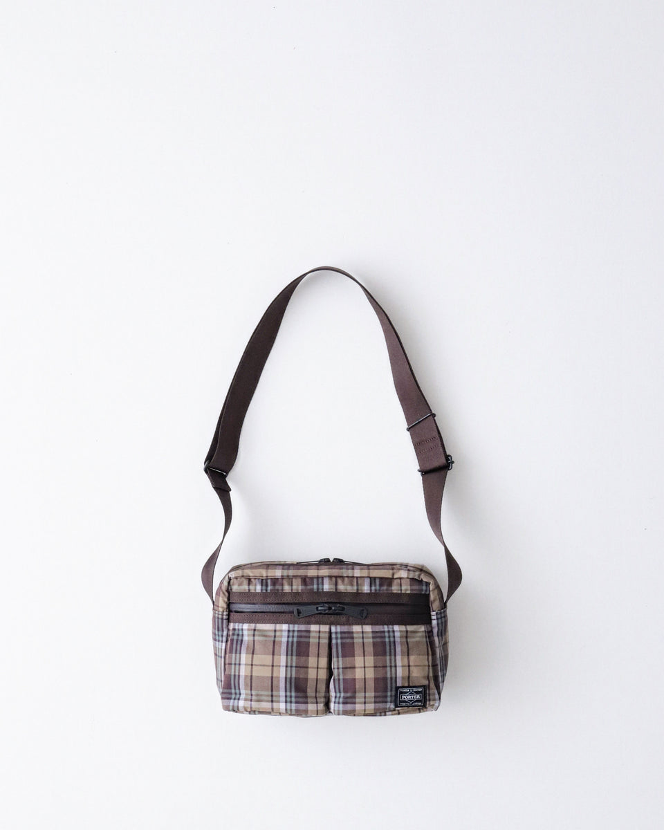 COMME des GARCONS HOMME PORTER COTTON CHECK SHOULDER BAG – NCNR