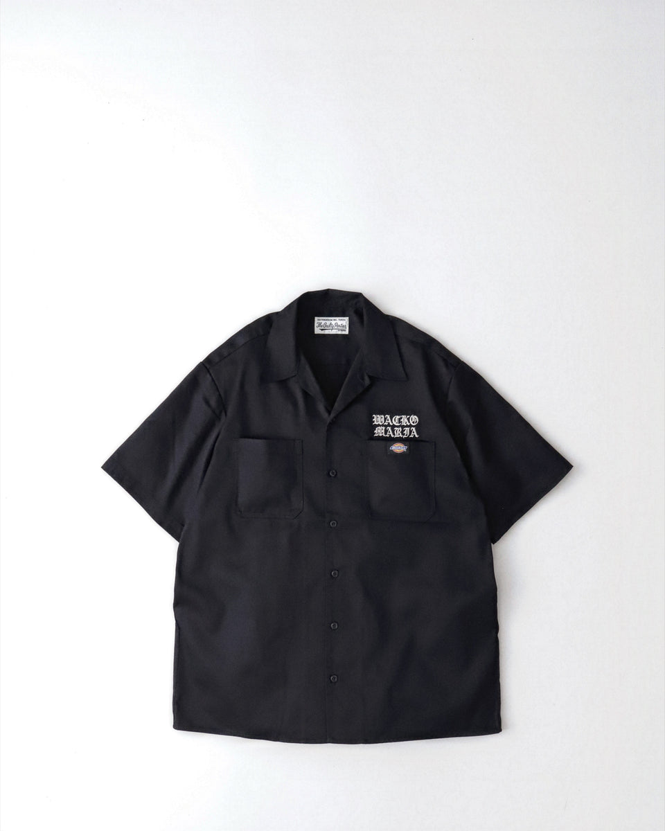 【限定コラボ】ワコマリア×ディッキーズ 半袖シャツ ハーフジップ 黒 ブラック 楽天市場】【新品】◇ワコマリア WACKO MARIA◇ メンズ/ハーフ