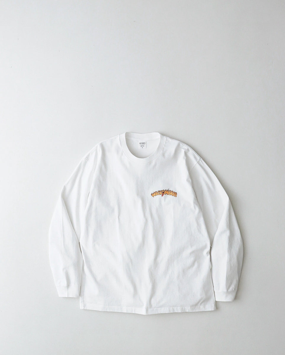 WACKO MARIA TIM LEHI / WASHED HEAVY WEIGHT LONG SLEEVE T-SHIRT