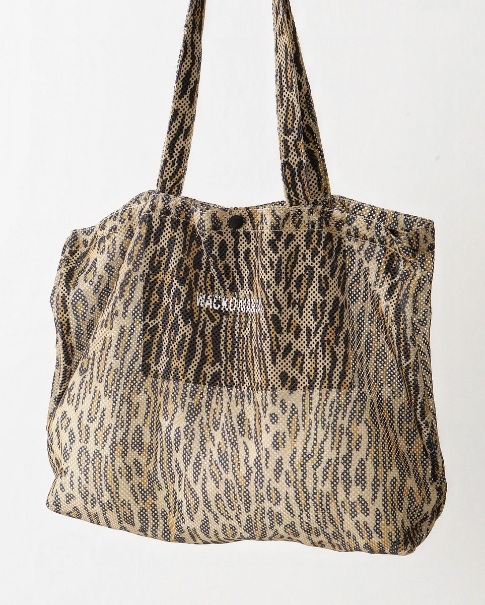 WACKO MARIA SPEAK EASY / LEOPARD MESH TOTE BAG – NCNR ONLINE STORE