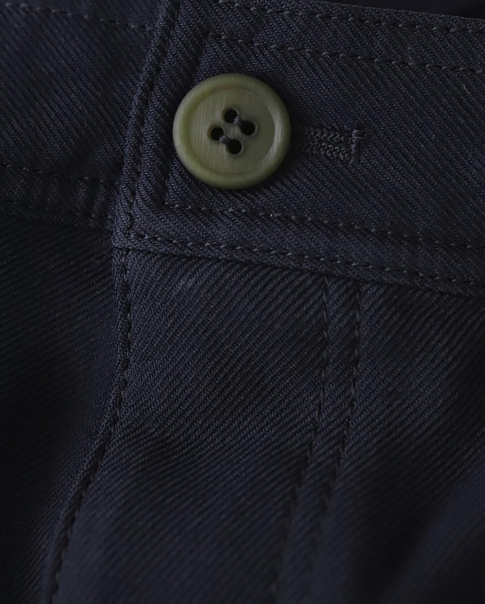 COMME des GARCONS HOMME DEUX POLYESTER SERGE STRAIGHT PANTS – NCNR