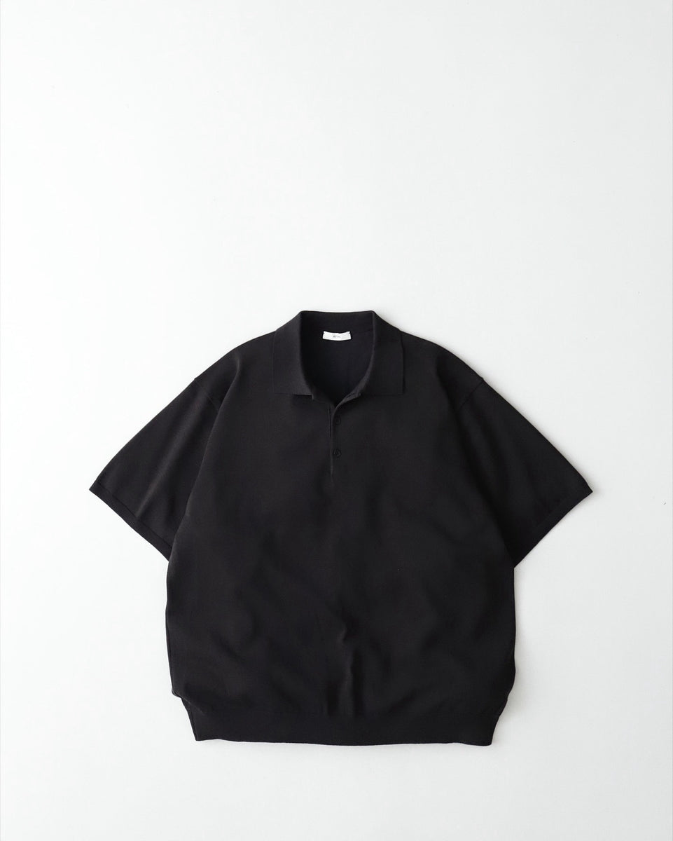【週末限定値下】ATON COTTON KNIT POLO SWEATER ATON COTTON WASHI KNIT HALF SLEEVE POLO SWEATER – NCNR ONLINE STORE