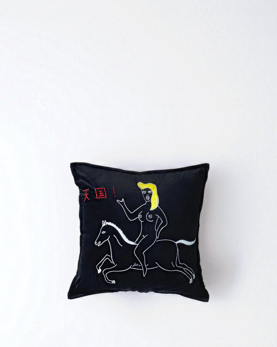 WACKO MARIA VELVET CUSHION