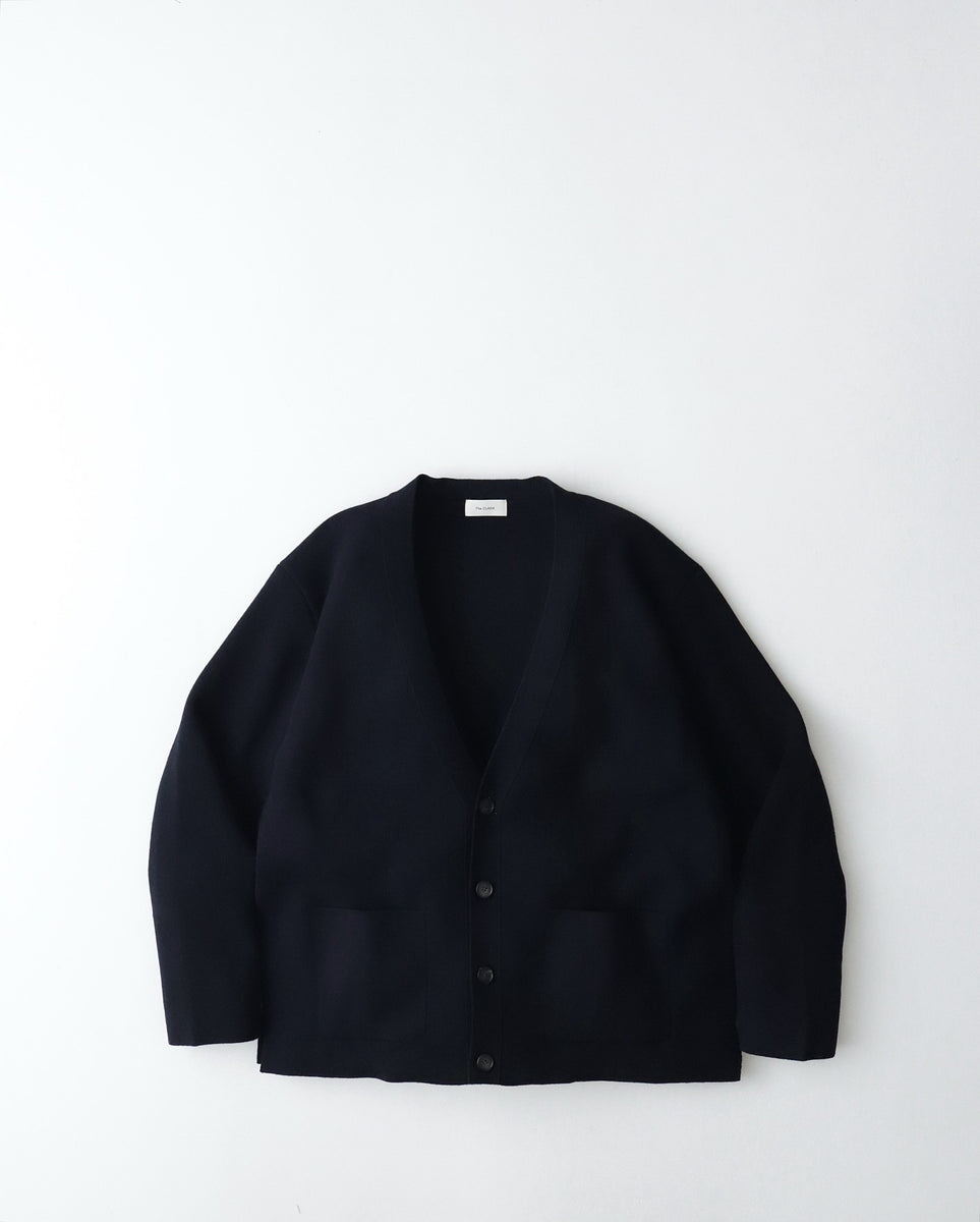 The CLASIK V-NECK CARDIGAN｜LAMS WOOL INTERLOCK KNITTED – NCNR WEB
