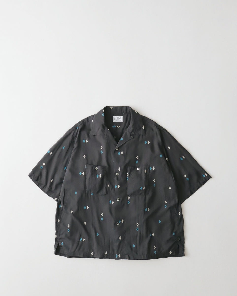 Unlikely Rayon Shirts S/S Argyle サイズM Unlikely UNLIKELY RAYON SHIRTS S/S ARGYLE – NCNR ONLINE STORE