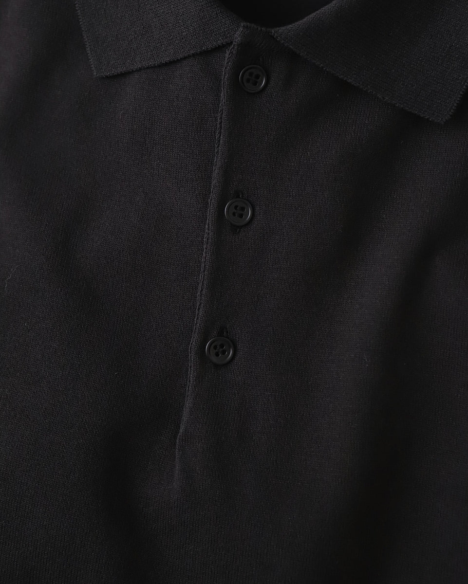 ATON COTTON WASHI KNIT HALF SLEEVE POLO SWEATER – NCNR ONLINE STORE