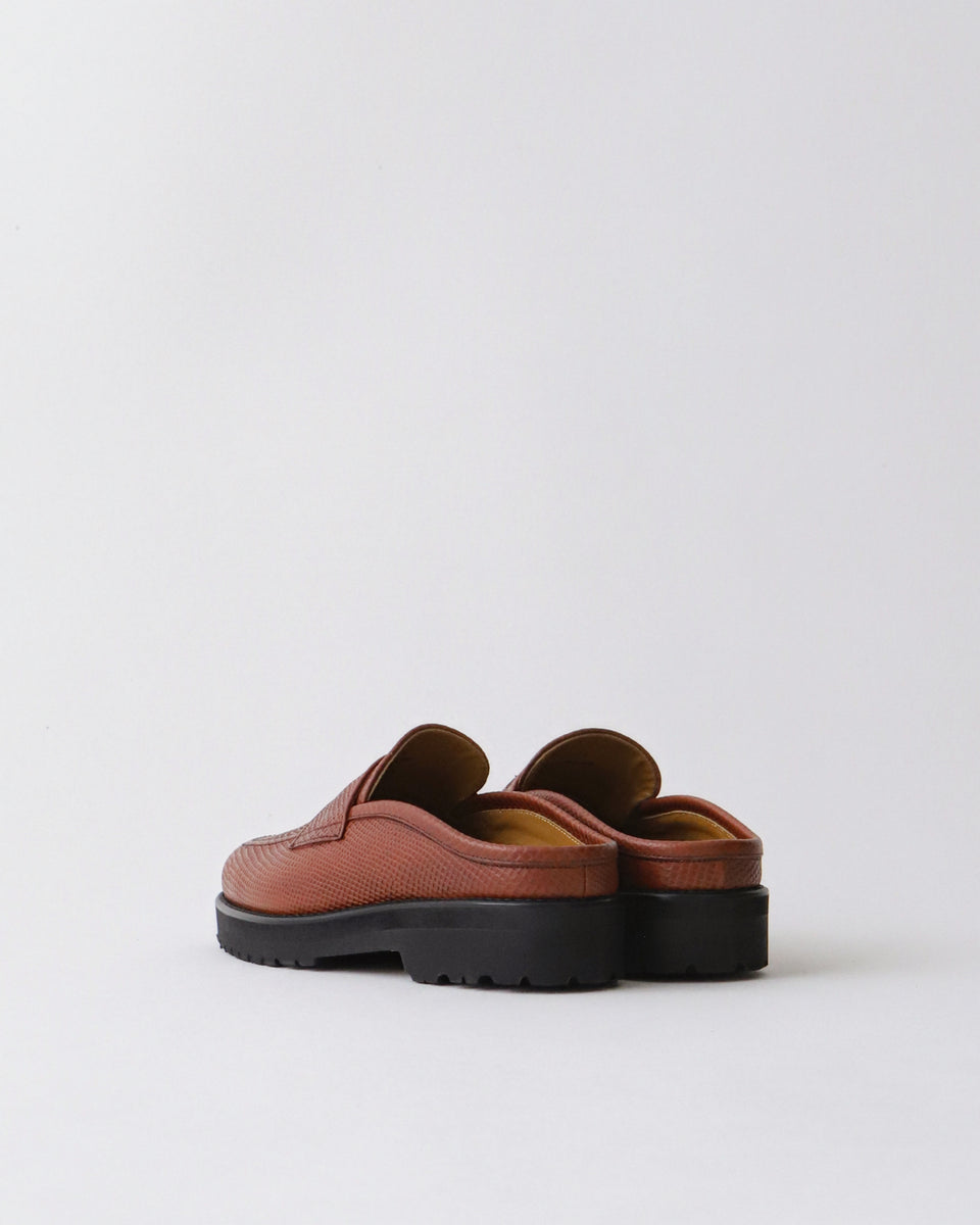 Sillage COIN LOAFER MULE SNAKE BROWN – NCNR WEB STORE