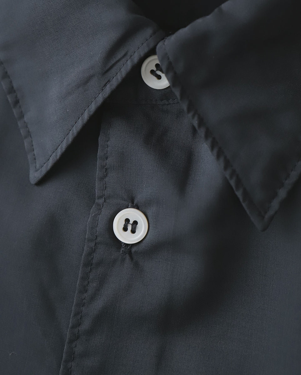 COMME des GARCONS HOMME DEUX POLYESTER BROAD LONG SLEEVE SHIRT
