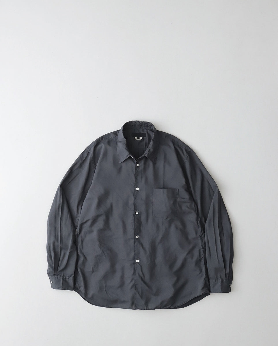 COMME des GARCONS HOMME DEUX POLYESTER BROAD LONG SLEEVE SHIRT
