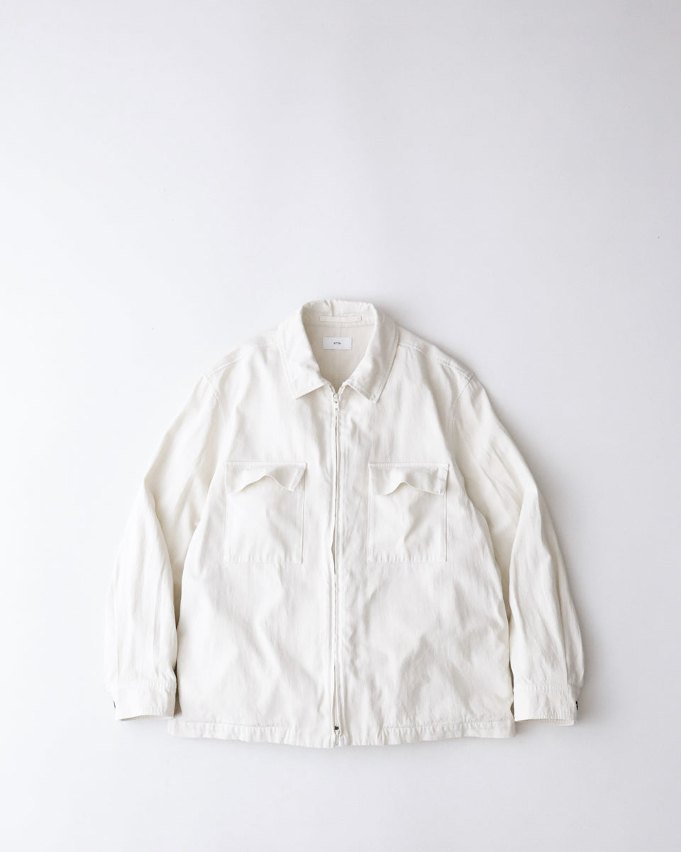 ATON COTTON VOILE SATIN ZIP-UP JACKET – NCNR WEB STORE