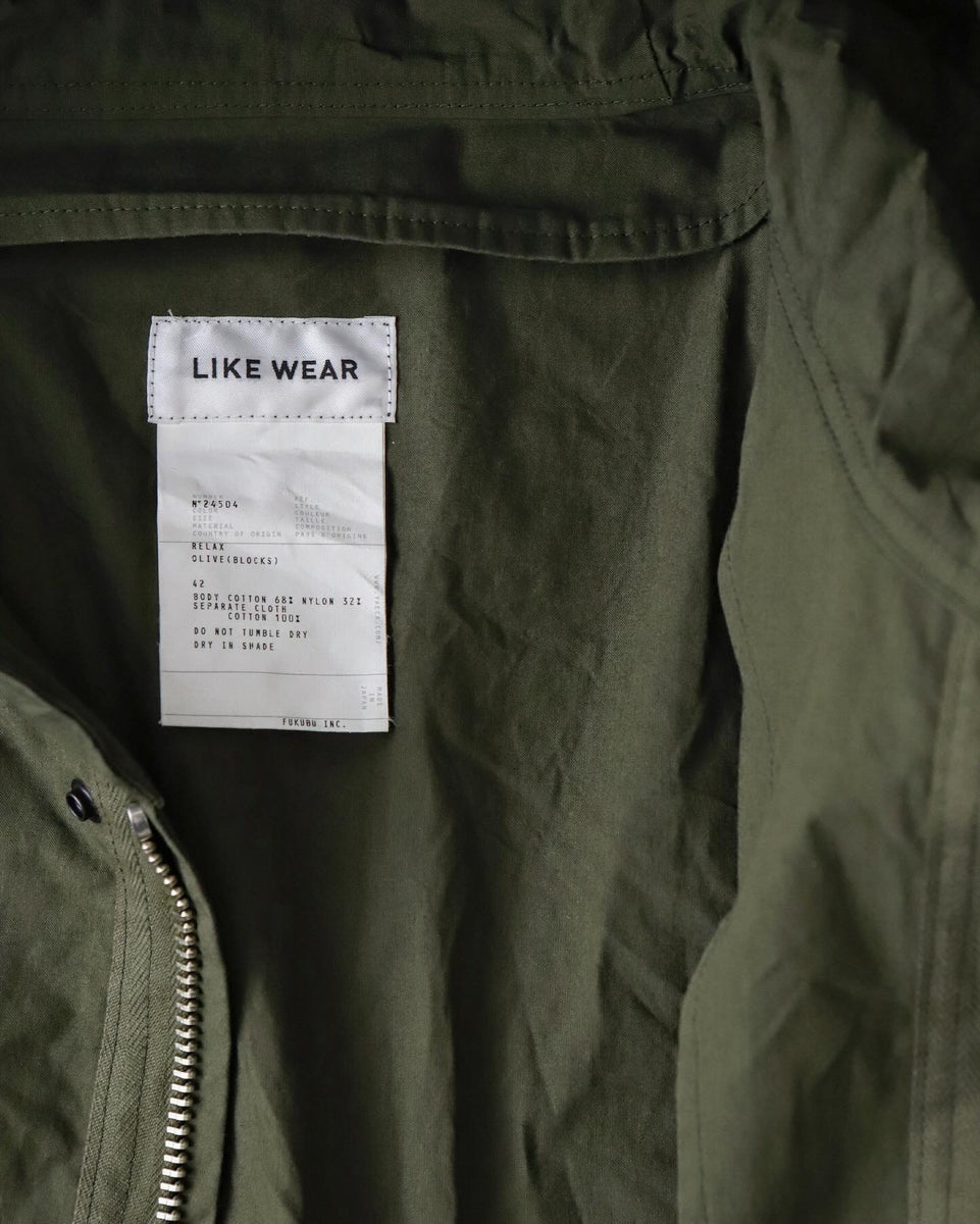 YAECA LIKE WEAR｜M-51 PARKA（BLOCKS）