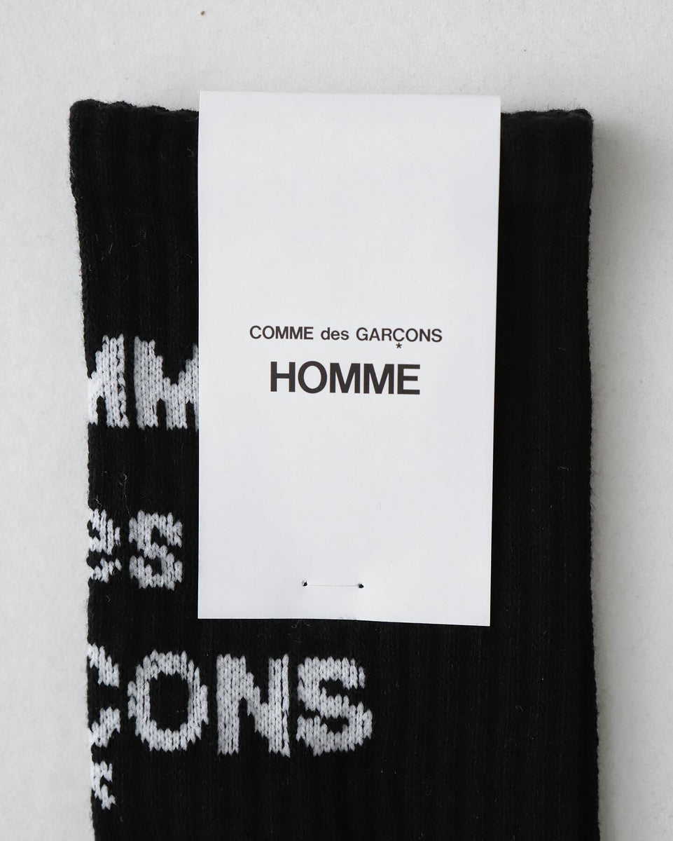 COMME des GARCONS HOMME LOGO SOCKS – NCNR WEB STORE