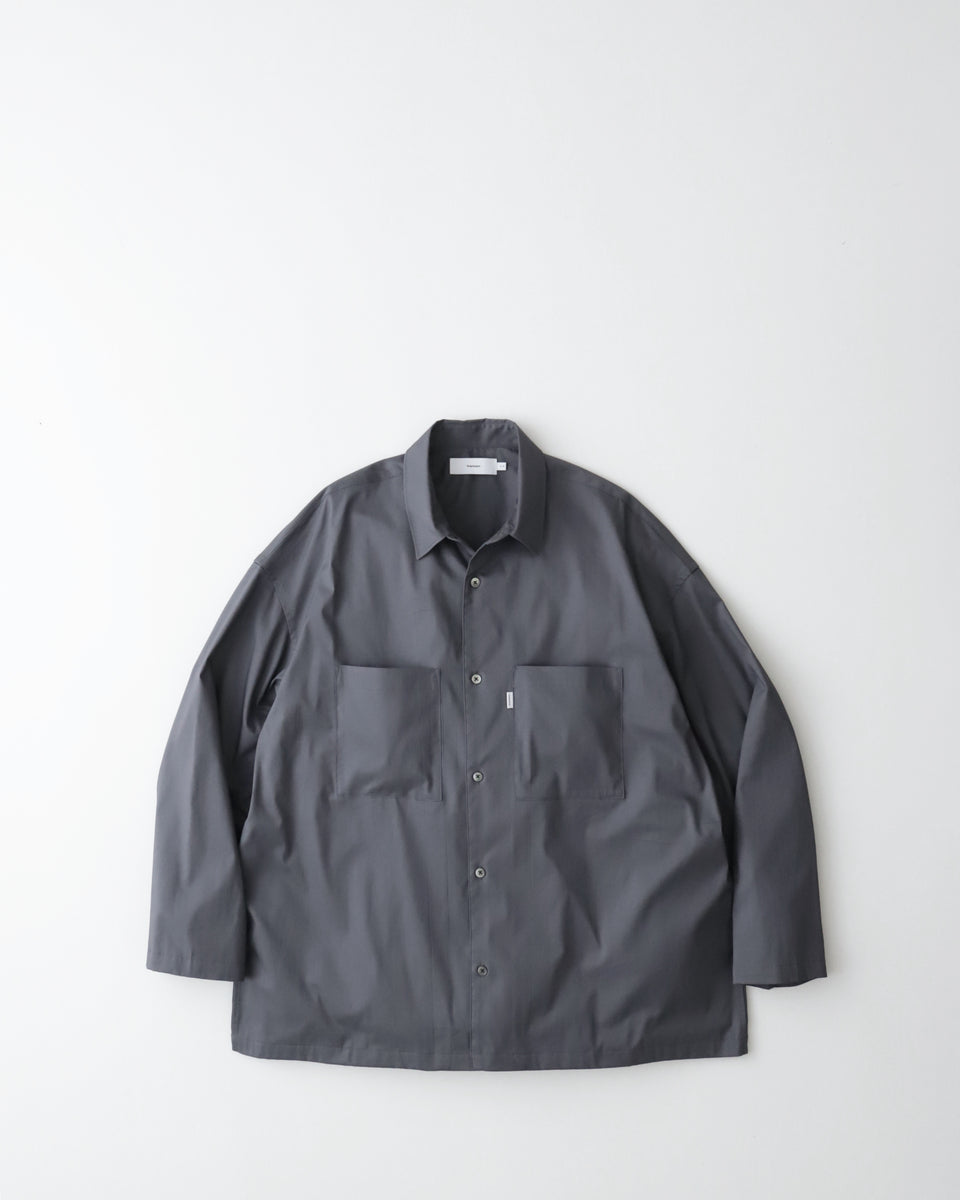 トップス graphpaper Glencheck Wool L/S Box Shirt Graphpaper (グラフペーパー) Stretch Typewriter L/S Oversized