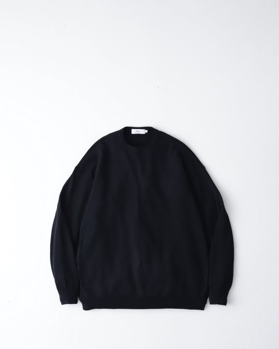 トップス Graphpaper Suvin Cotton Crew Neck Knit Graphpaper SUVIN COTTON OVERSIZED L/S CREW NECK KNIT – NCNR WEB STORE