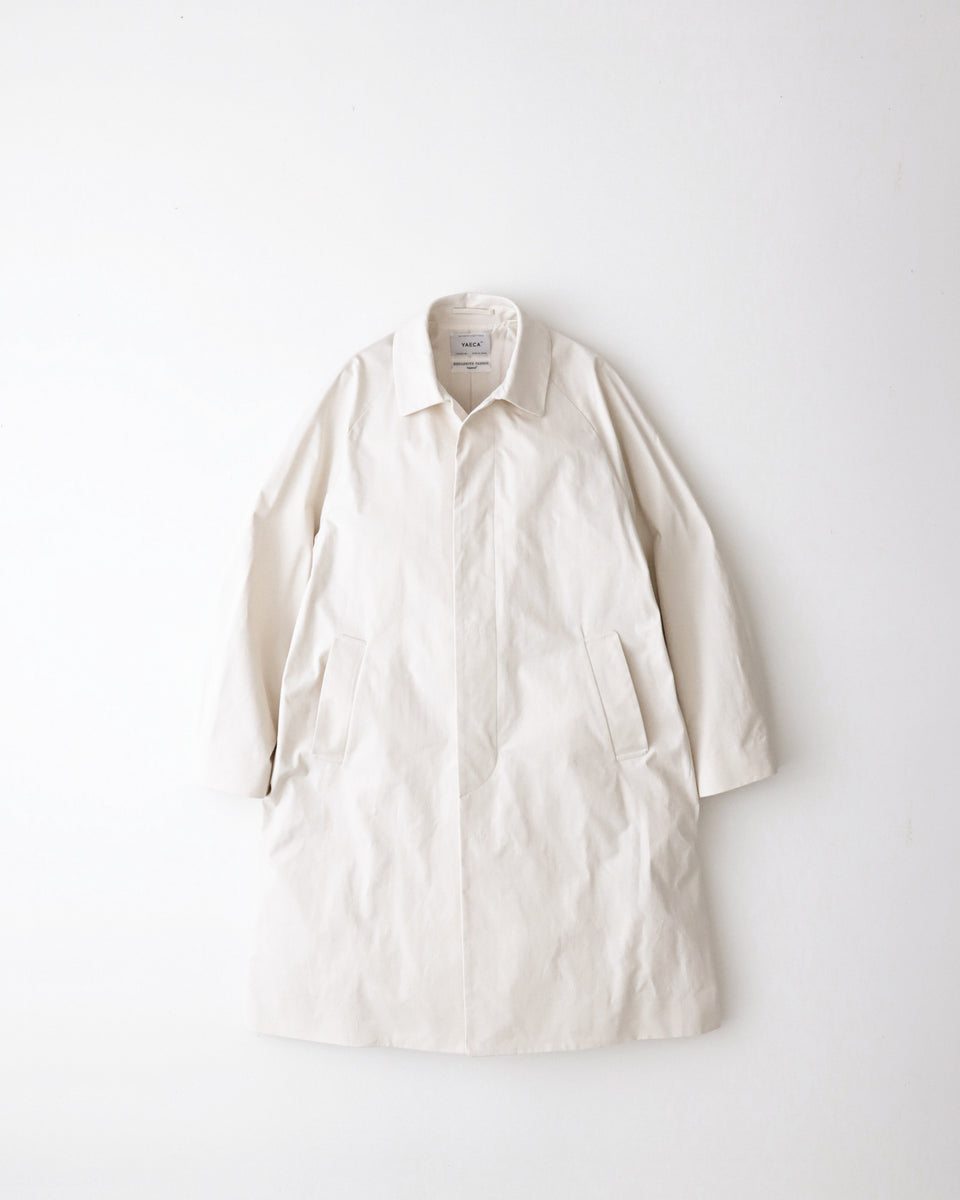YAECA ヤエカ SOUTIEN COLLAR COAT STANDARD SOUTIEN COLLAR COAT - STANDARD / KHAKI | YAECA (MEN)(ヤエカ