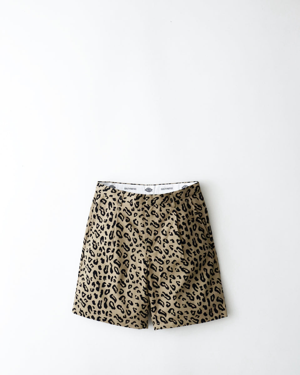 WACKO MARIA DICKIES / LEOPARD PLEATED SHORT TROUSERS – NCNR ONLINE