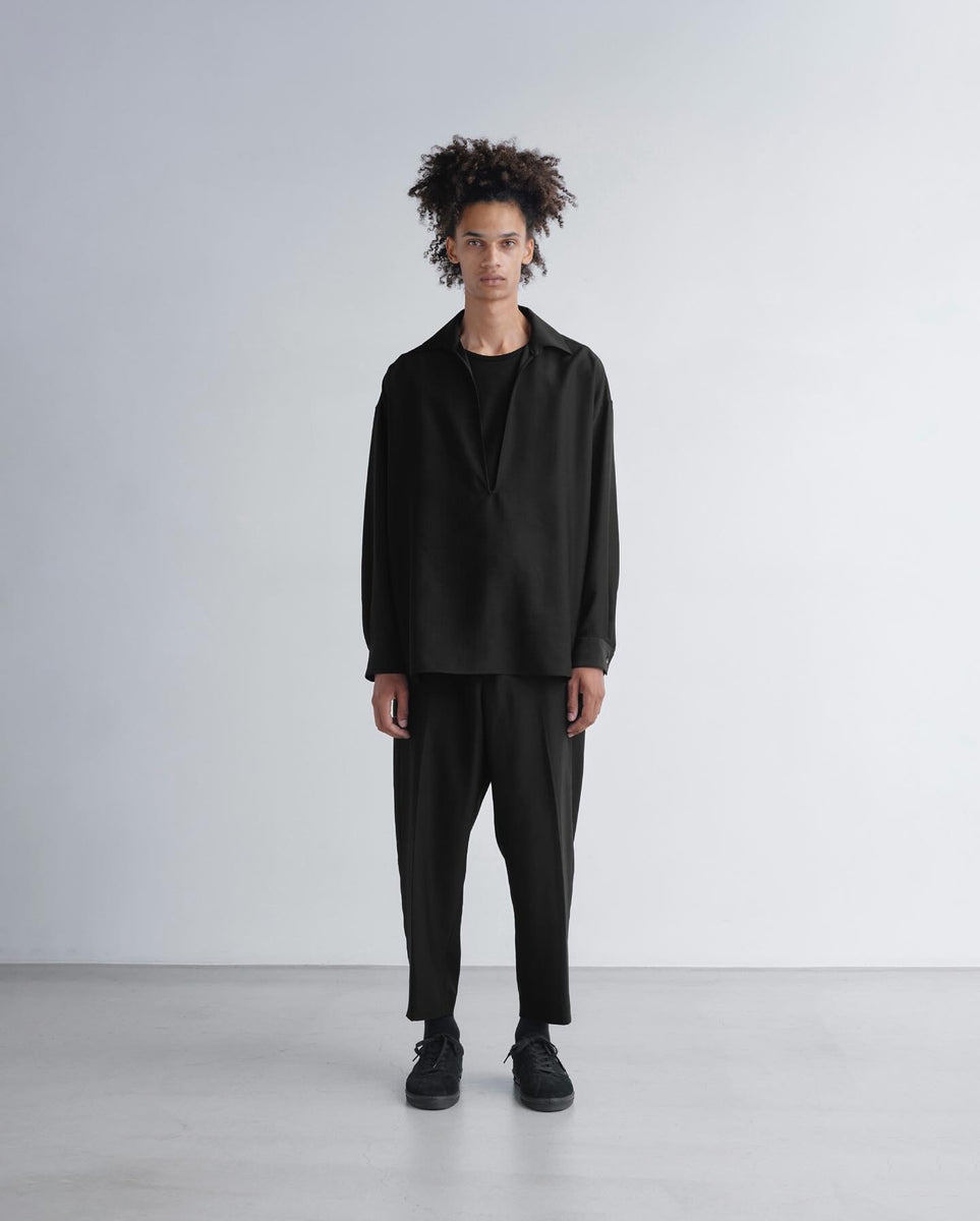極美品　グラフペーパー ウール キュプラ クロップド トラウザーズ パンツ 1 C5F0EC5C-756E-4B58-B8D2-