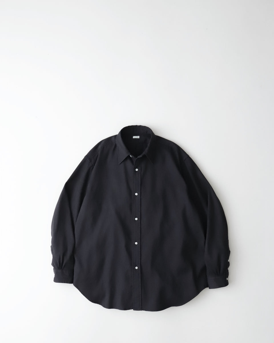 アプレッセ Twill Regular Collar Shirt 本日限り価格 A.PRESSE/アプレッセ】Double Weave Twill Regular Collar Shirt