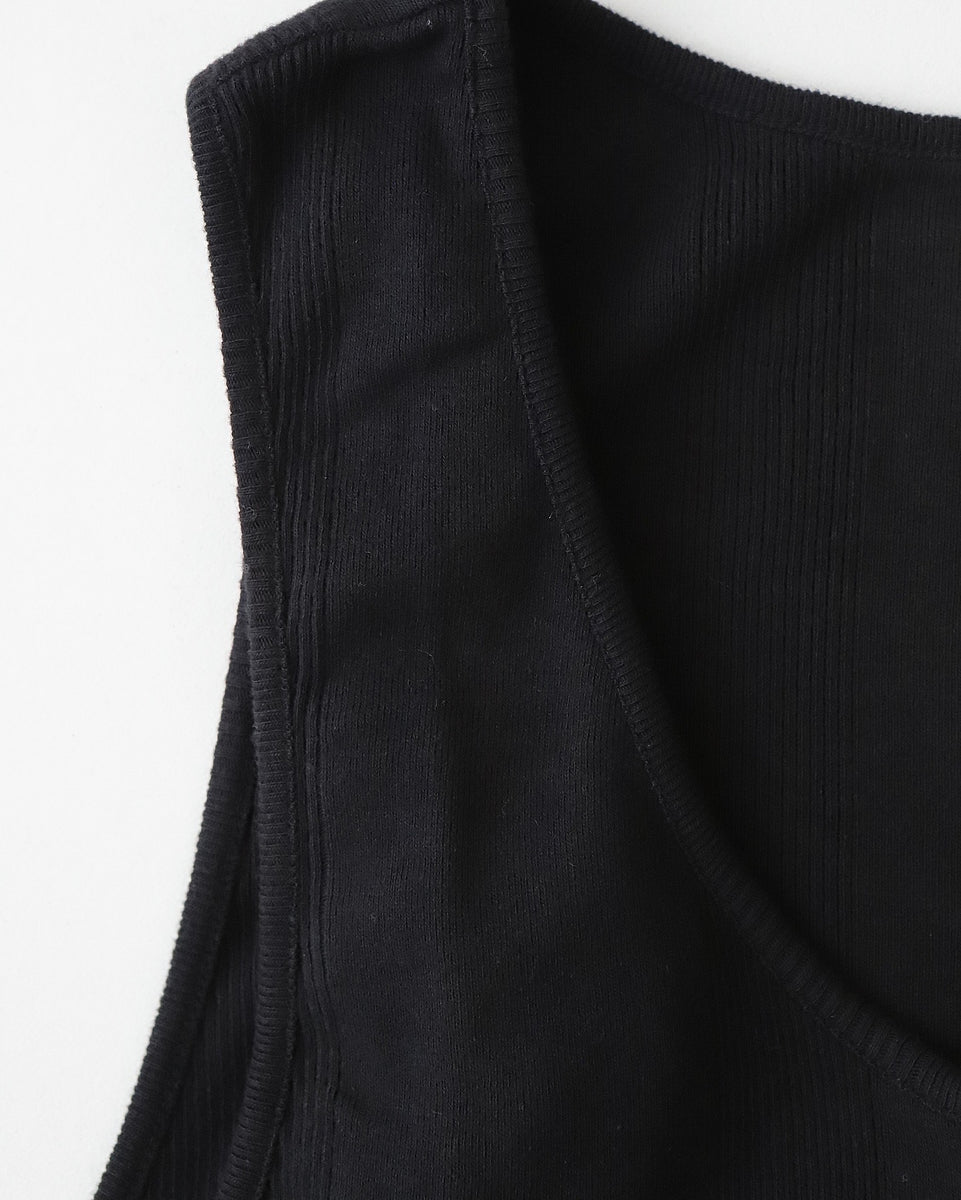 トップス WACKO MARIA TANK TOP BLACK WACKO MARIA/ワコマリア/RINGER TANK TOP ( TYPE-1 ) /リンガー