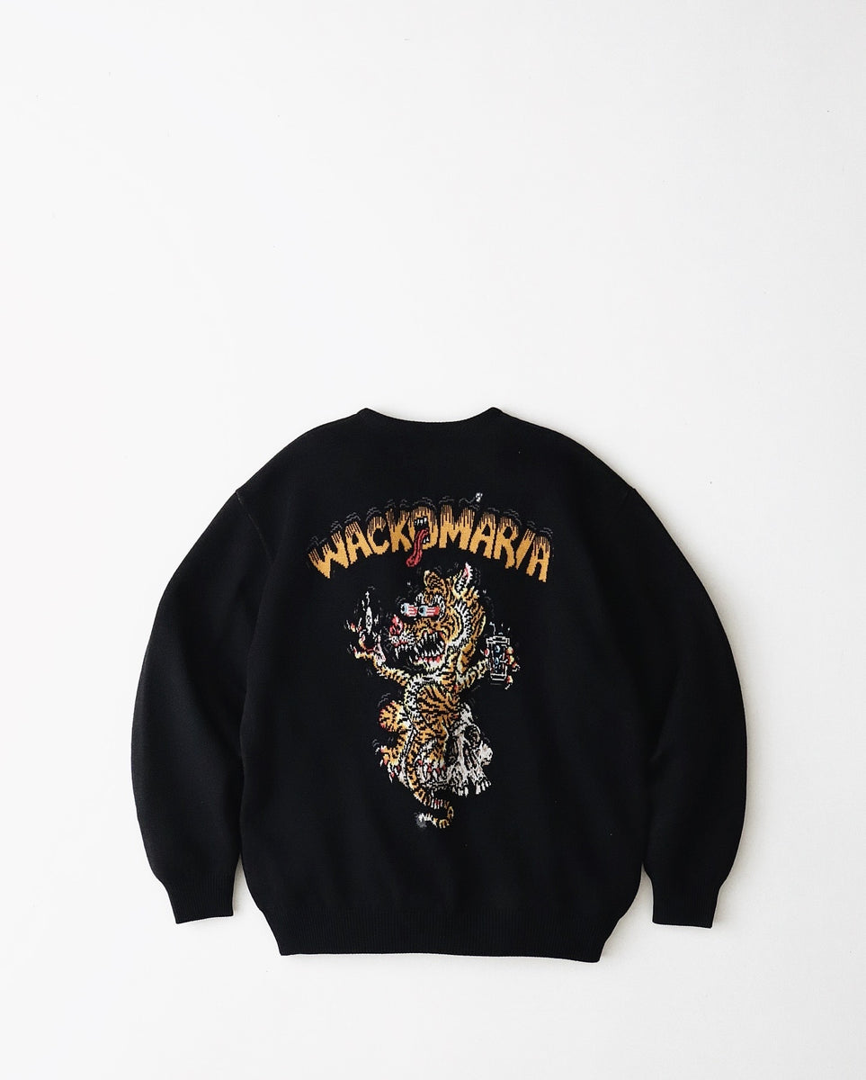 WACKO MARIA TIM LEHI / JACQUARD KNIT CARDIGAN – NCNR ONLINE STORE