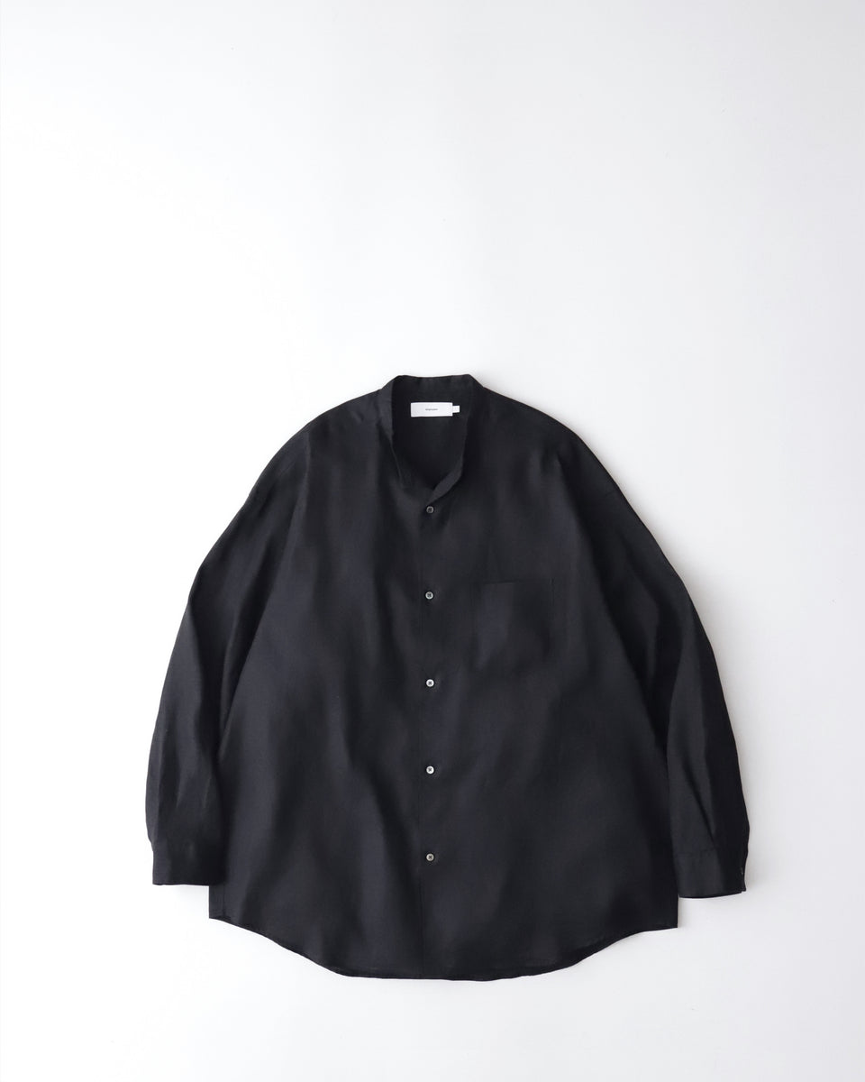Graphpaper LINEN L/S OVERSIZED BAND COLLAR SHIRT – NCNR WEB STORE