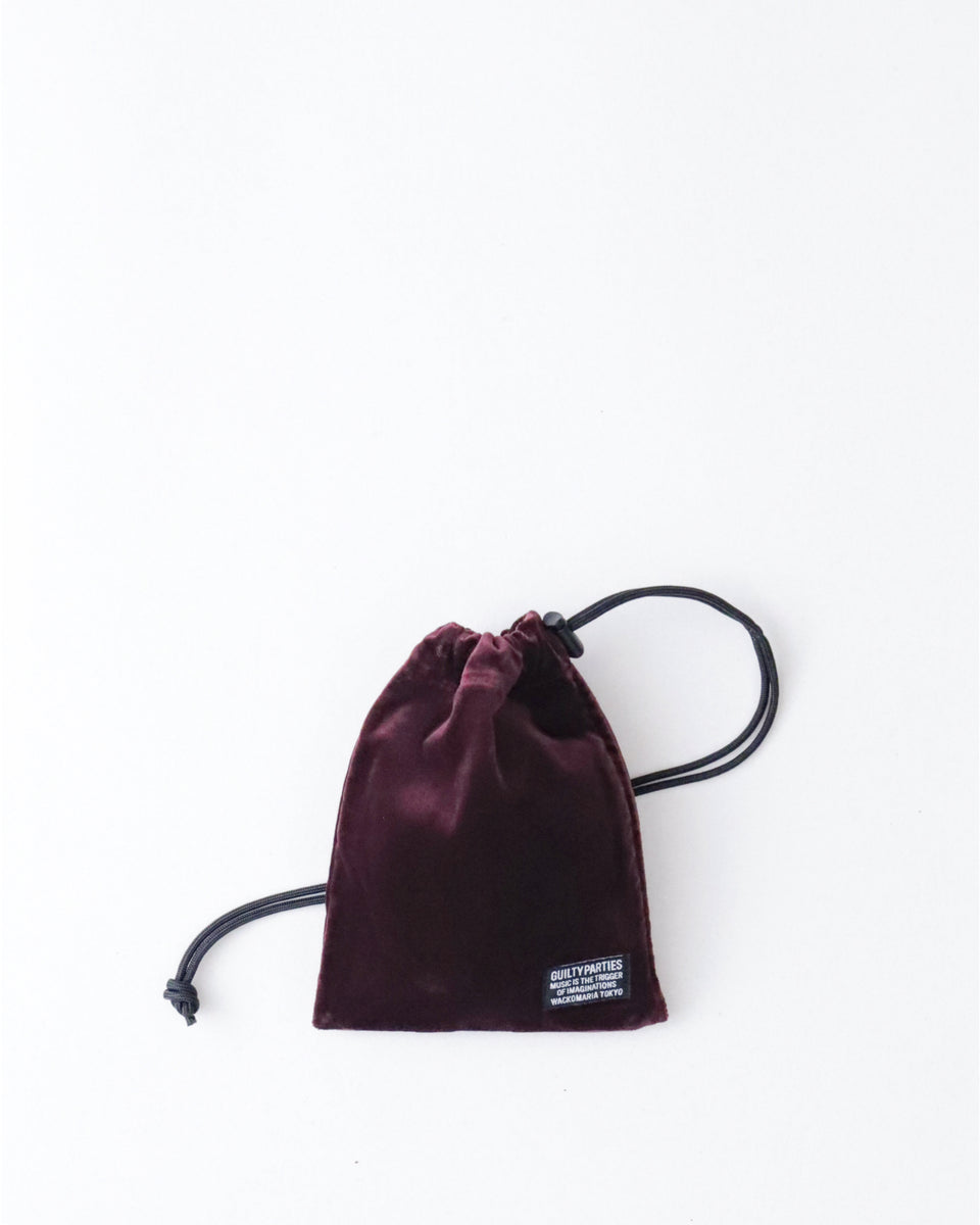 バッグ WACKO MARIA | VELVET SHOULDER PORCH | WACKO MARIA VELVET SHOULDER POUCH – NCNR WEB STORE