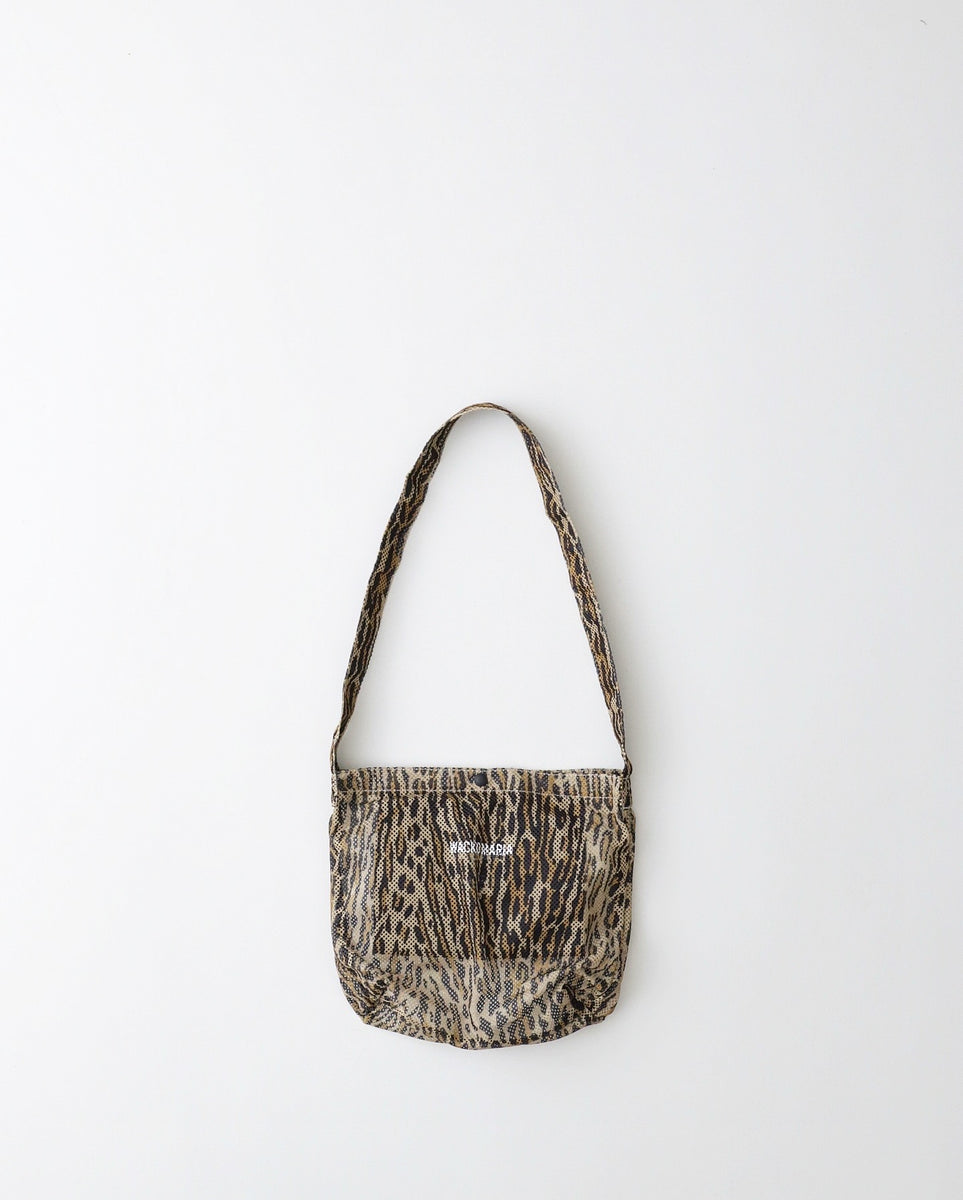 バッグ WACKO MARIA LEOPARD MESH SHOULDER BAG WACKO MARIA LEOPARD MESH SHOULDER BAG