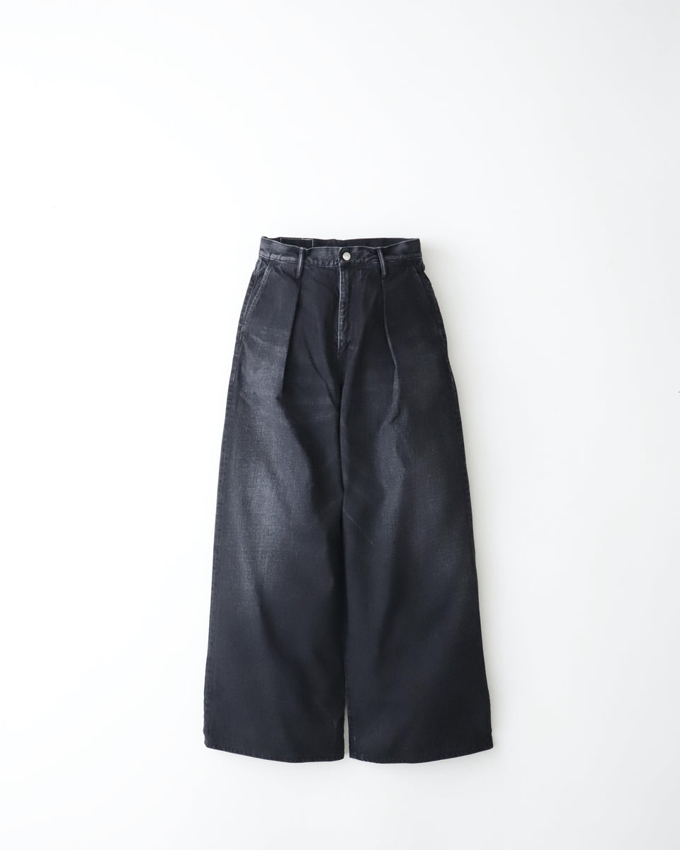 Graphpaper SELVAGE DENIM TWO TUCK WIDE PANTS – NCNR WEB STORE