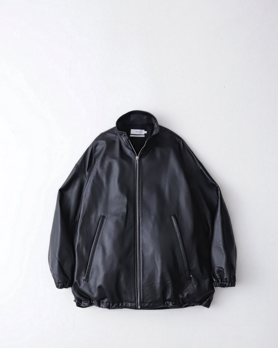23AW  Sheep Leather Track Blousongraphpaper
