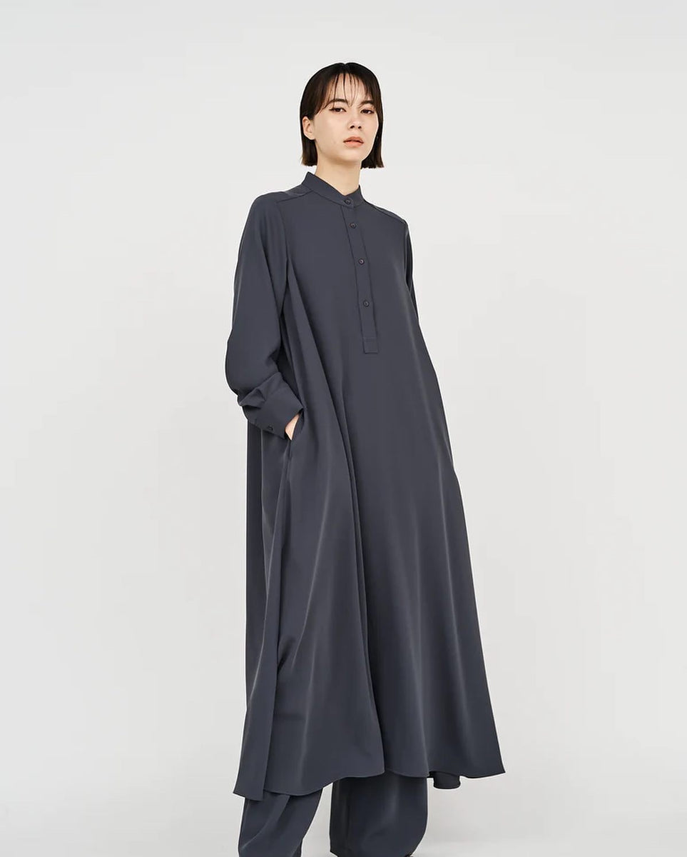 Graphpaper SATIN BAND COLLAR DRESS（WOMEN） – NCNR WEB STORE