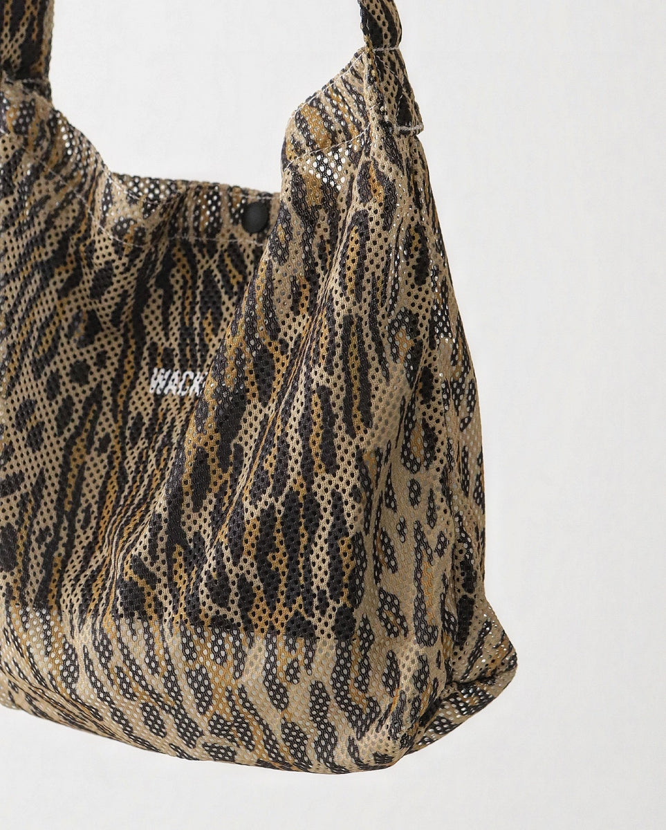 WACKO MARIA SPEAK EASY / LEOPARD MESH SHOULDER BAG – NCNR