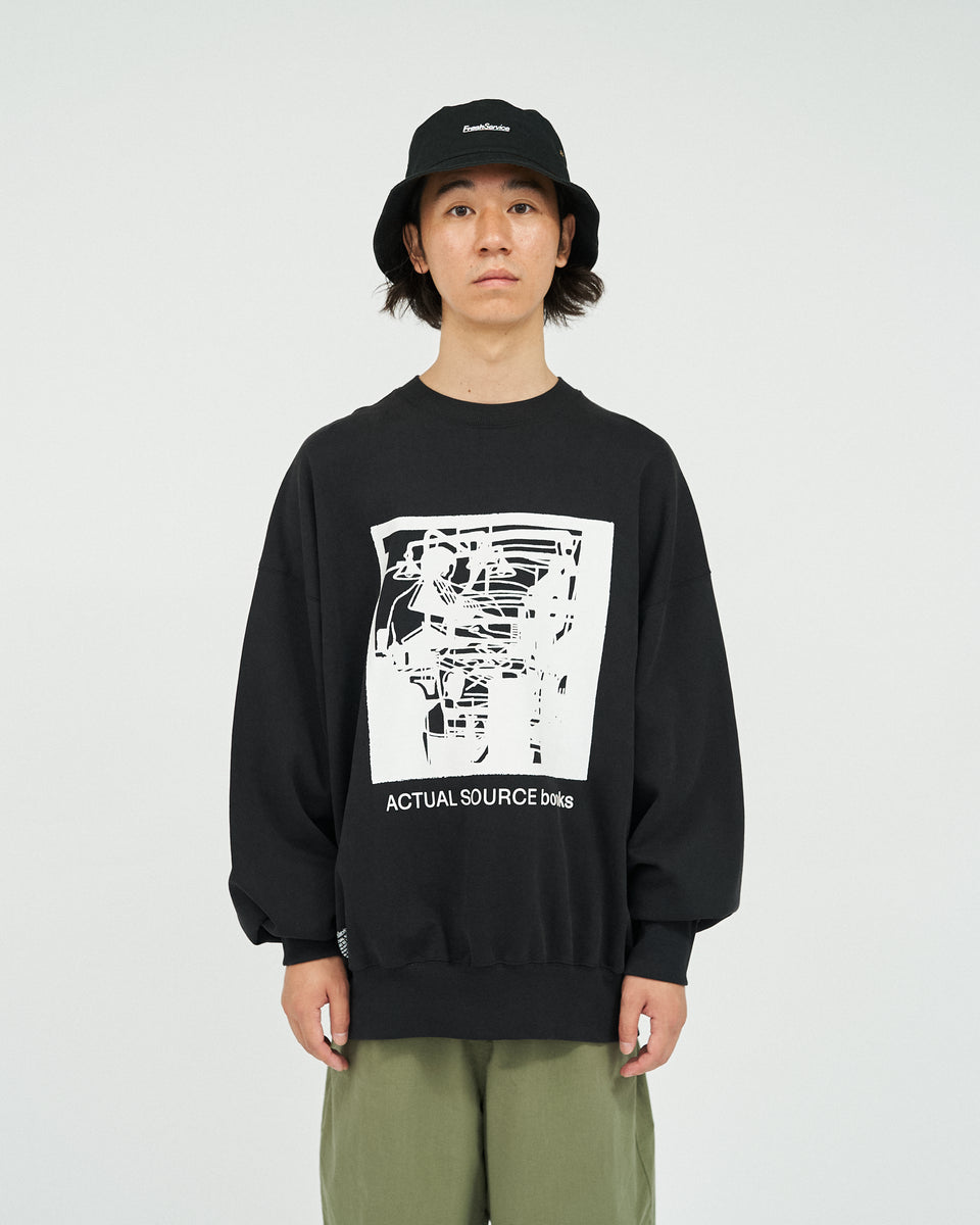 FreshService AS×FS LIGHT OZ CREW NECK SWEAT “LITHOGRAPH” – NCNR