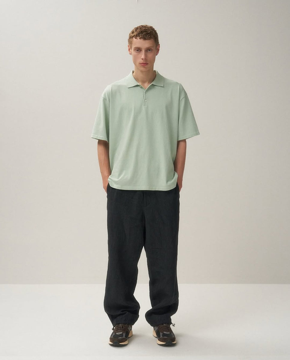ATON ★ FRESCA KNIT POLO SWEATER ATON - 【残り一点】Fresca Knit Polo Sweater | ACRMTSM ONLINE