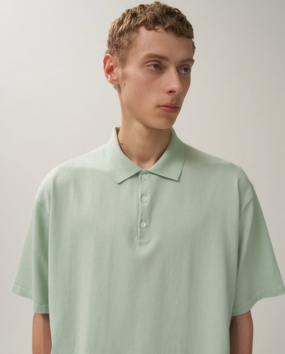 ATON FRESCA KNIT HAIF SLEEVE POLO SWEATER – NCNR WEB STORE