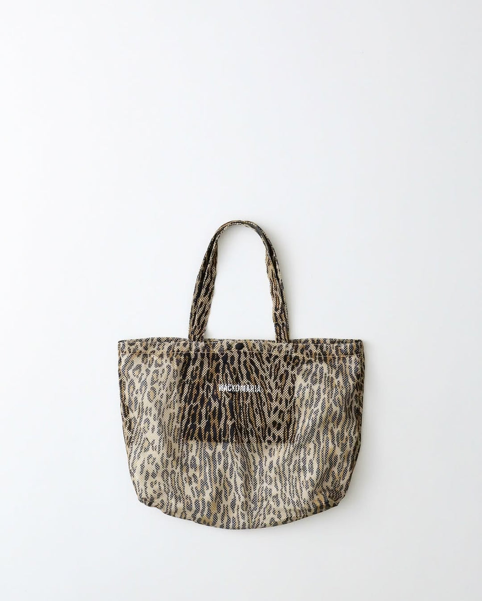 WACKO MARIA SPEAK EASY / LEOPARD MESH TOTE BAG – NCNR ONLINE STORE