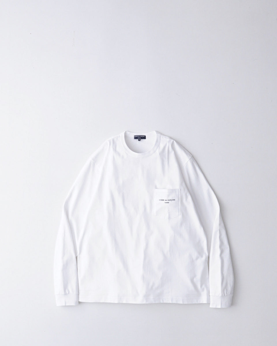 Comme des garcons shop homme logo pocket tee